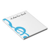 トレブルクレフ、 音符記号 ノートパッド (アングル)