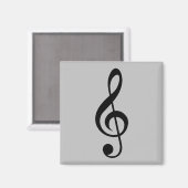 トレブルクレフ、 音符記号 マグネット (正面/裏面)
