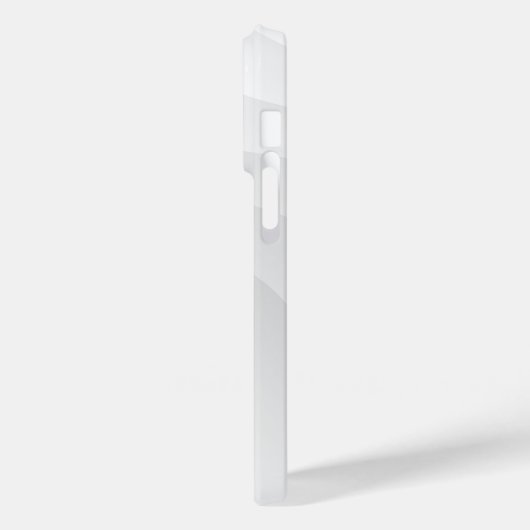 トレブルパーソナライズされたクレフ、 音符記号音楽オンホワイト&グレー Case-Mate iPhoneケース (裏面 / 左)