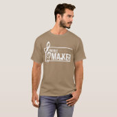 トレブルメーカーの駄洒落 マーチングバンド 音楽好き イースター Tシャツ (正面フル)