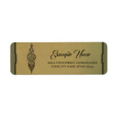 トレブル華美クレフ、 音符記号 ラベル (正面)