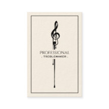 トレブレメーカードリップホットGクレフ、 音符記号