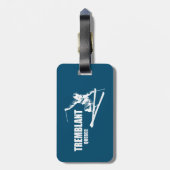 トレムブラントケベックスキーヤー ラゲッジタグ (裏面縦)