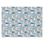 トレモダンンデアスノーフレークパステルエレガントキュート テーブルクロス (正面(横))