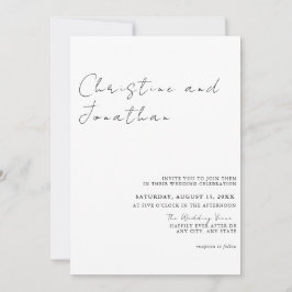 トレモダンン結婚グ 招待状