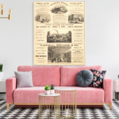 トレモントハウスボストンホテル キャンバスプリント (インサイチュ (リビング))