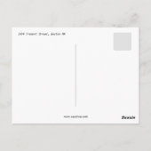 トレモント通りボストンアンティーク復元カラーフォト ポストカード (裏面)