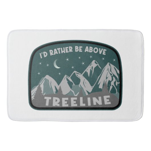 トレラインより上の方がいい バスマット (正面)