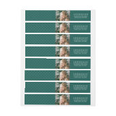 トレリエレガントス |写真の折り返しラのまわりにベル ラップアラウンドラベル (シート)