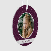 トレリエレガントス | Sugar Plum Holiday写真 オーナメント (正面)