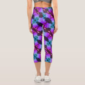 トレリスに囲まれたラベンダークレマチス カプリレギンス (裏面)