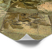 トレリスのバラとクレマティス ポスター (角)