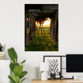 トレリスアットサンライズ ポスター (ホームオフィス)