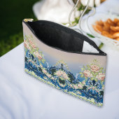 トレリスミッドナイトブルーピンクホワイトブークスバラ アクセサリーポーチ