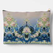 トレリスミッドナイトブルーピンクホワイトブークスバラ アクセサリーポーチ (裏面)