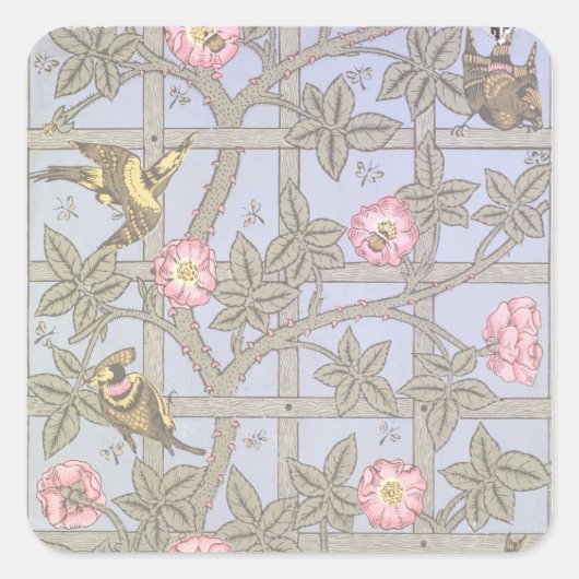 'トレリス'壁紙デザイン, 1864 スクエアシール (正面)