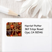 トレリス鳥花モリス壁素晴らし紙 ラベル (インサイチュ)