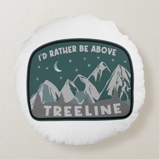 トレリンの装飾用クッションより上の方がいい ラウンドクッション (裏面)