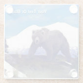 トレリングリズリー ガラスコースター (裏面)