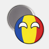 トレンおもしろいグオタク系のルーマニア マグネット (正面/裏面)