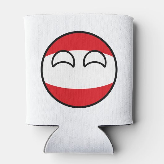 トレンおもしろいグオタク系の・オーストリアカントリーボール 缶クーラー (裏面)