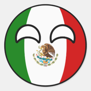 トレンおもしろいグオタク系の・メキシコ・カントリー ラウンドシール