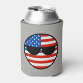 トレンおもしろいグオタク系のUSAカントリーボール 缶クーラー (缶正面)