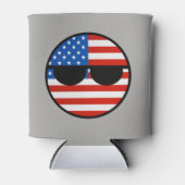 トレンおもしろいグオタク系のUSAカントリーボール 缶クーラー (正面)