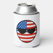 トレンおもしろいグオタク系のUSAカントリーボール 缶クーラー (缶裏面)