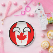 トレンおもしろいド・オタク系の・カナダ・カントリーボール ペーパープレート (パーティー)