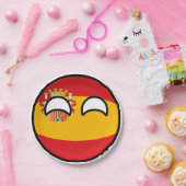 トレンおもしろいド・オタク系のSpain Countryball ペーパープレート (パーティー)