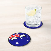 トレンおもしろいドAustralia Countryball ラウンドペーパーコースター (インサイチュ)