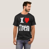 トレンが大好きな人向けの面白い引用 Tシャツ (正面フル)