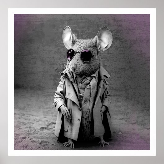 トレンチコートのマウス ポスター (正面)