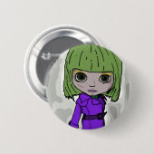 トレンチコートBlythe 缶バッジ (正面&裏面)