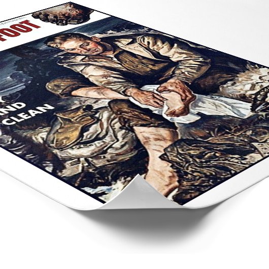 トレンチ足 ポスター (角)