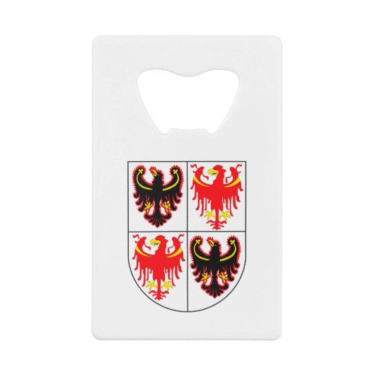 トレンティーノアルトアディゲ/スードチロルイタリア クレジットカード栓抜き (正面)