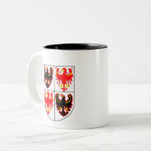 トレンティーノアルトアディゲ/スードチロルイタリア ツートーンマグカップ (正面左)