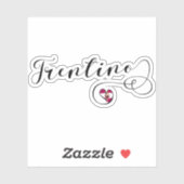 トレンティーノハート州旗，イタリア シール (シート)