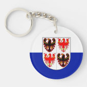 トレンティーノ・アルト・アディゲ国旗(イタリア) キーホルダー (正面)