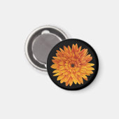 トレンディなひまわりの花柄 マグネット (正面/裏面)