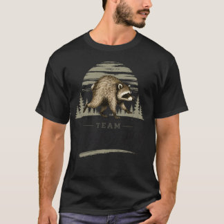 トレンディなアライグマのミームとチーム ジモシー Tシャツ
