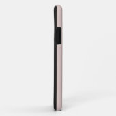 トレンディなサーモンピンクのオーバサイズモノグラムイニシャル Case-Mate iPhoneケース (裏面/右)