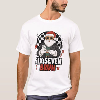 トレンディなシックスセブンBruh Tシャツ