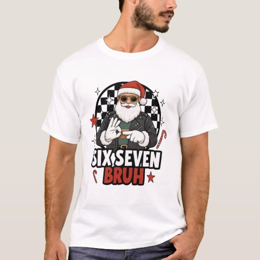 トレンディなシックスセブンBruh Tシャツ (正面)