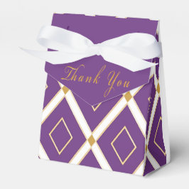 トレンディなバイオレットパープル ダイナミックなパターン フェイバーボックス