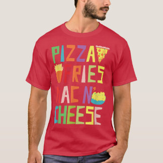トレンディなピザフライポテトマックアンドチーズ 33355664 Tシャツ