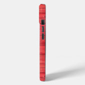 トレンディなフェイク赤木の赤いハートとオレンジの蜂の聖書 Case-Mate iPhoneケース (裏面 / 左)
