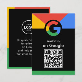 トレンディなプロフェッショナルスキャンでレビューするGoogle QRコード エンクロージャーカード