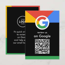 トレンディなプロフェッショナルスキャンでレビューするGoogle QRコード エンクロージャーカード